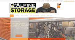 Desktop Screenshot of alpinestorage.com