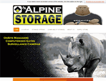 Tablet Screenshot of alpinestorage.com